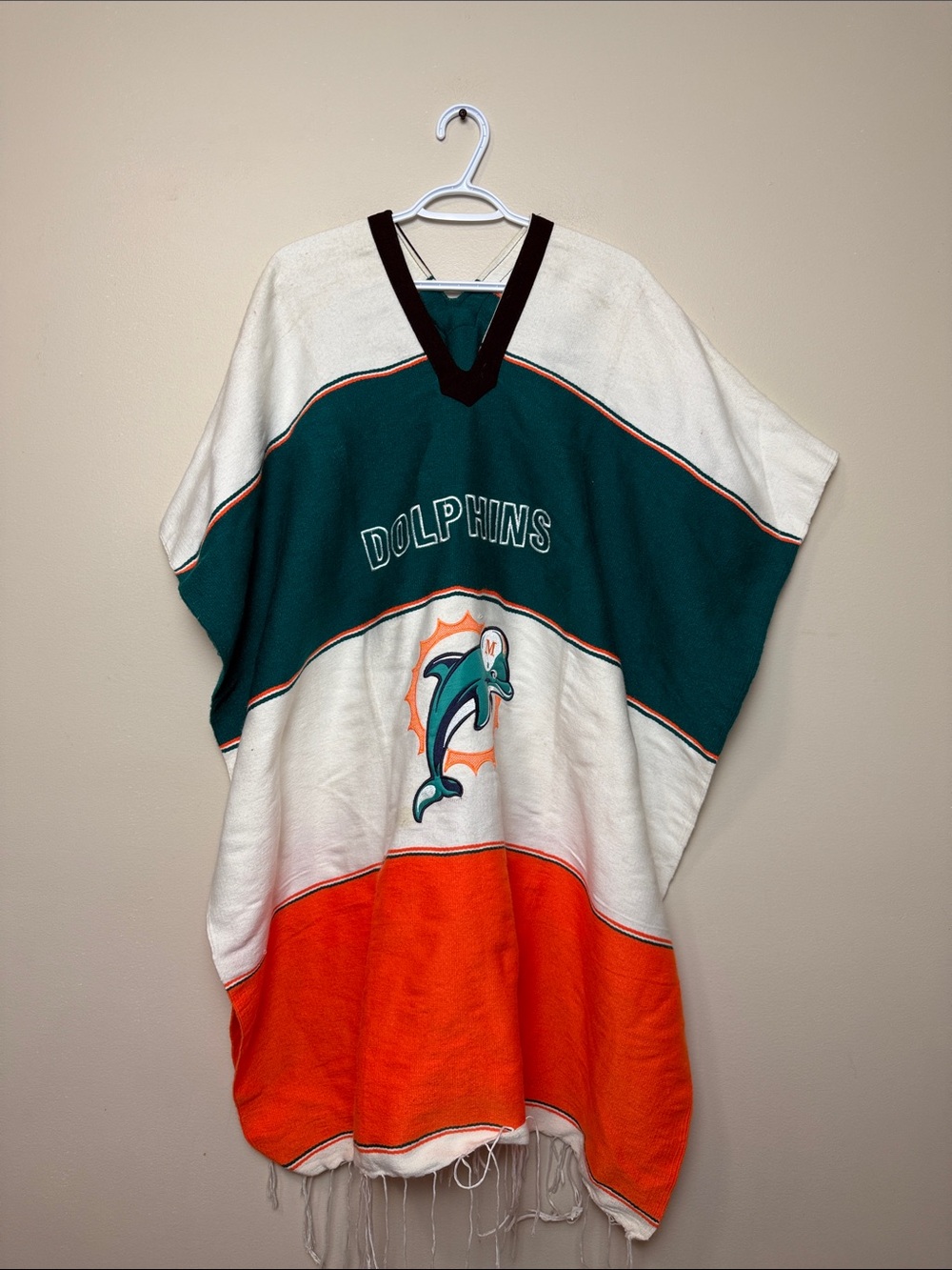 Miami Dolphins Poncho Top OS